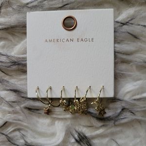 American eagle small hoop set